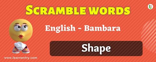 Guess the Shape in Bambara