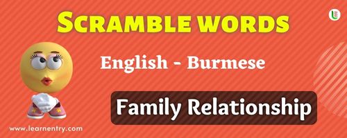 Guess the Family Relationship in Burmese