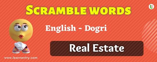 Guess the Real Estate in Dogri