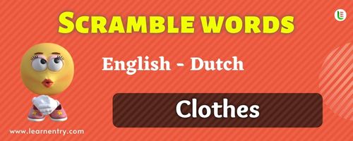 Guess the Cloth in Dutch