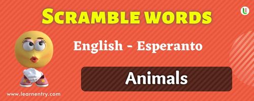 Guess the Animals in Esperanto