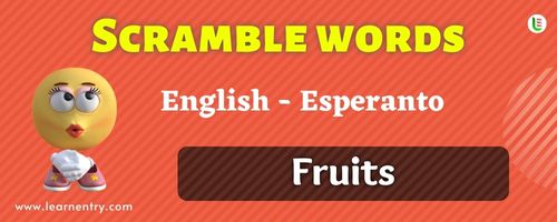 Guess the Fruits in Esperanto