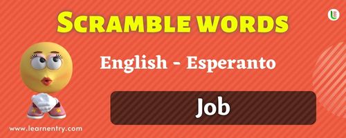 Guess the Job in Esperanto