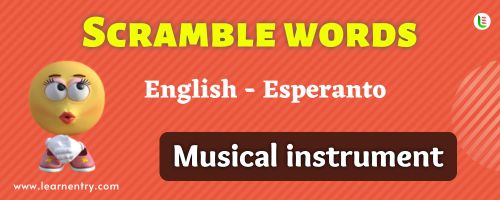 Guess the Musical Instrument in Esperanto