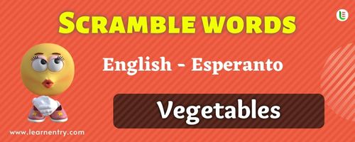 Guess the Vegetables in Esperanto