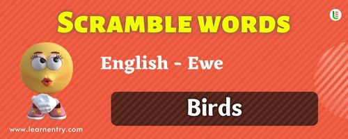 Guess the Birds in Ewe
