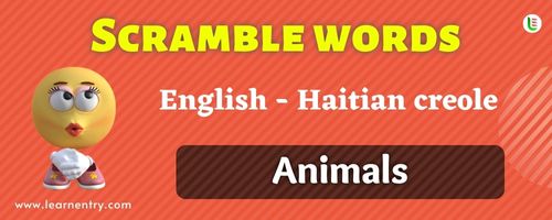Guess the Animals in Haitian creole