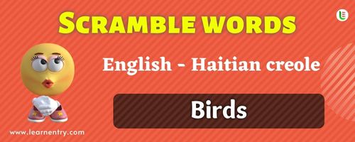 Guess the Birds in Haitian creole