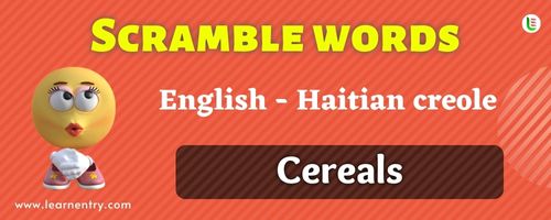 Guess the Cereals in Haitian creole