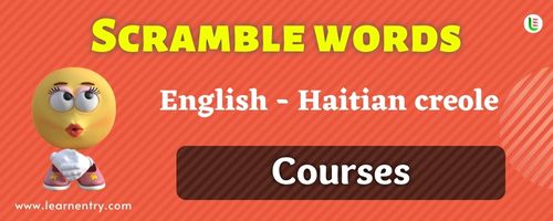 Guess the Courses in Haitian creole