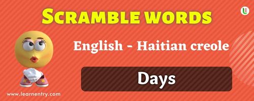 Guess the Days in Haitian creole