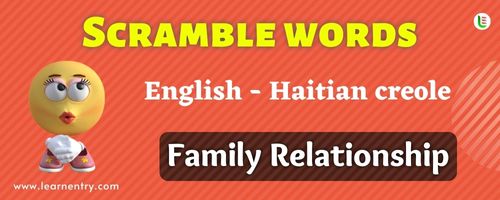 Guess the Family Relationship in Haitian creole