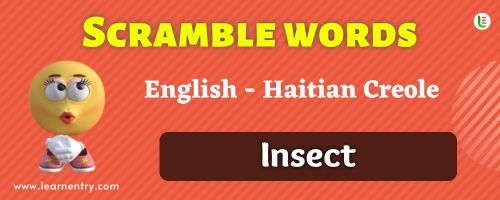 Guess the Insect in Haitian creole