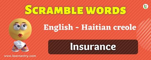 Guess the Insurance in Haitian creole