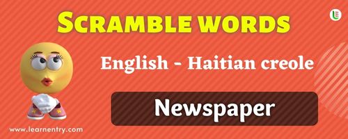 Guess the Newspaper in Haitian creole