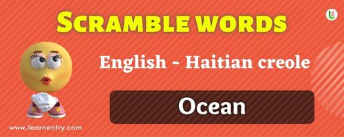 Guess the Ocean in Haitian creole