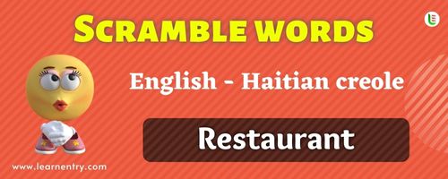 Guess the Restaurant in Haitian creole