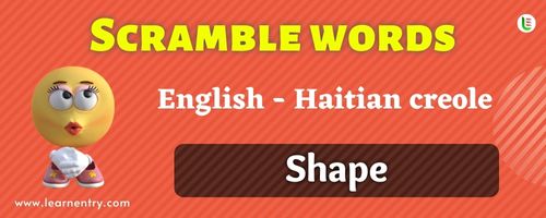 Guess the Shape in Haitian creole