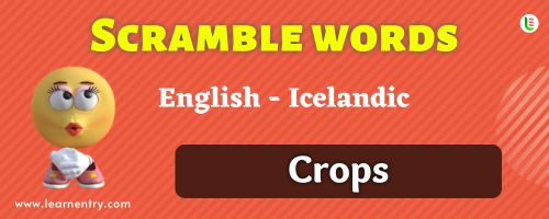 Guess the Crops in Icelandic