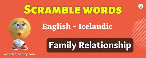 Guess the Family Relationship in Icelandic