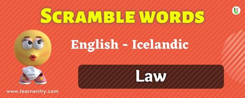 Guess the Law in Icelandic