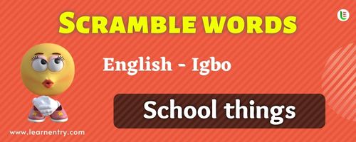 Guess the School things in Igbo