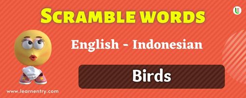 Guess the Birds in Indonesian