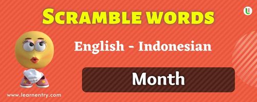 Guess the Month in Indonesian