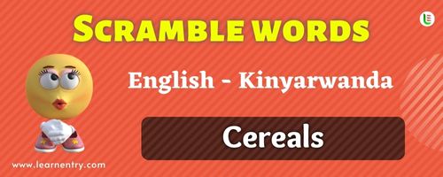 Guess the Cereals in Kinyarwanda