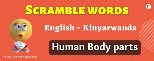 Guess the Human Body parts in Kinyarwanda