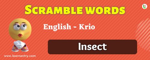 Guess the Insect in Krio