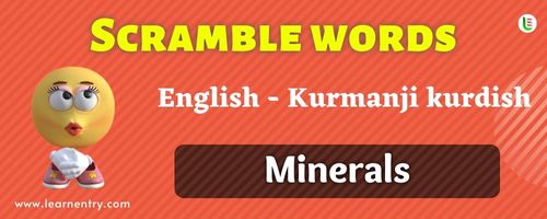 Guess the Minerals in Kurmanji kurdish