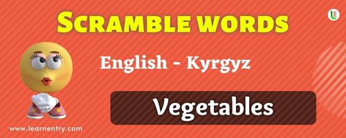 Guess the Vegetables in Kyrgyz