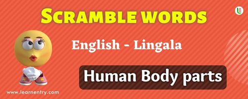 Guess the Human Body parts in Lingala