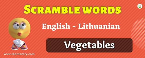 Guess the Vegetables in Lithuanian