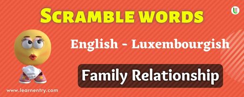 Guess the Family Relationship in Luxembourgish