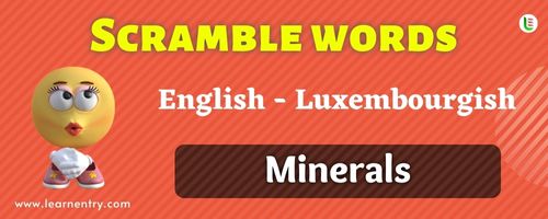 Guess the Minerals in Luxembourgish