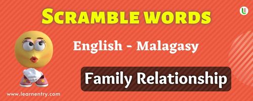 Guess the Family Relationship in Malagasy