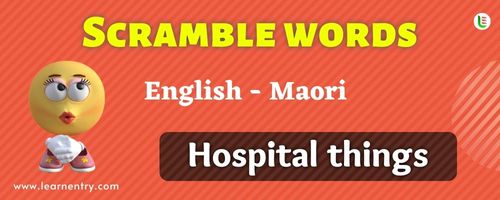 Guess the Hospital things in Maori