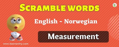 Guess the Measurement in Norwegian