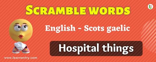 Guess the Hospital things in Scots gaelic
