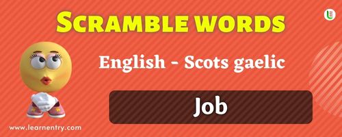 Guess the Job in Scots gaelic
