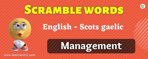 Guess the Management in Scots gaelic
