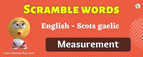 Guess the Measurement in Scots gaelic