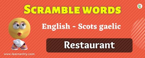 Guess the Restaurant in Scots gaelic