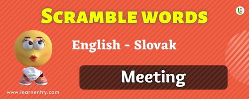 Guess the Meeting in Slovak