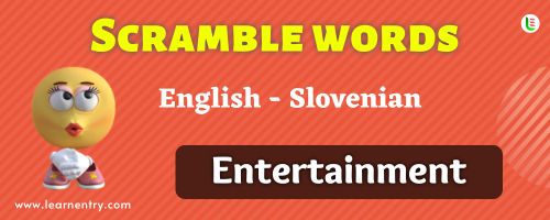 Guess the Entertainment in Slovenian