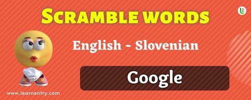 Guess the Google in Slovenian