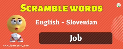 Guess the Job in Slovenian