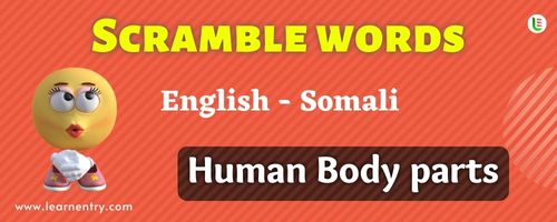 Guess the Human Body parts in Somali